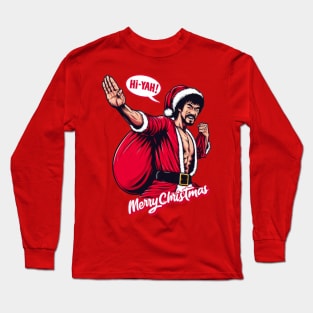 Kung Fu Santa Long Sleeve T-Shirt